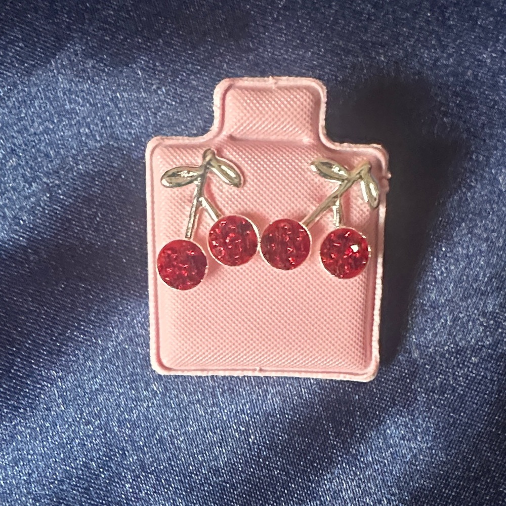 Pink Cherry earrings